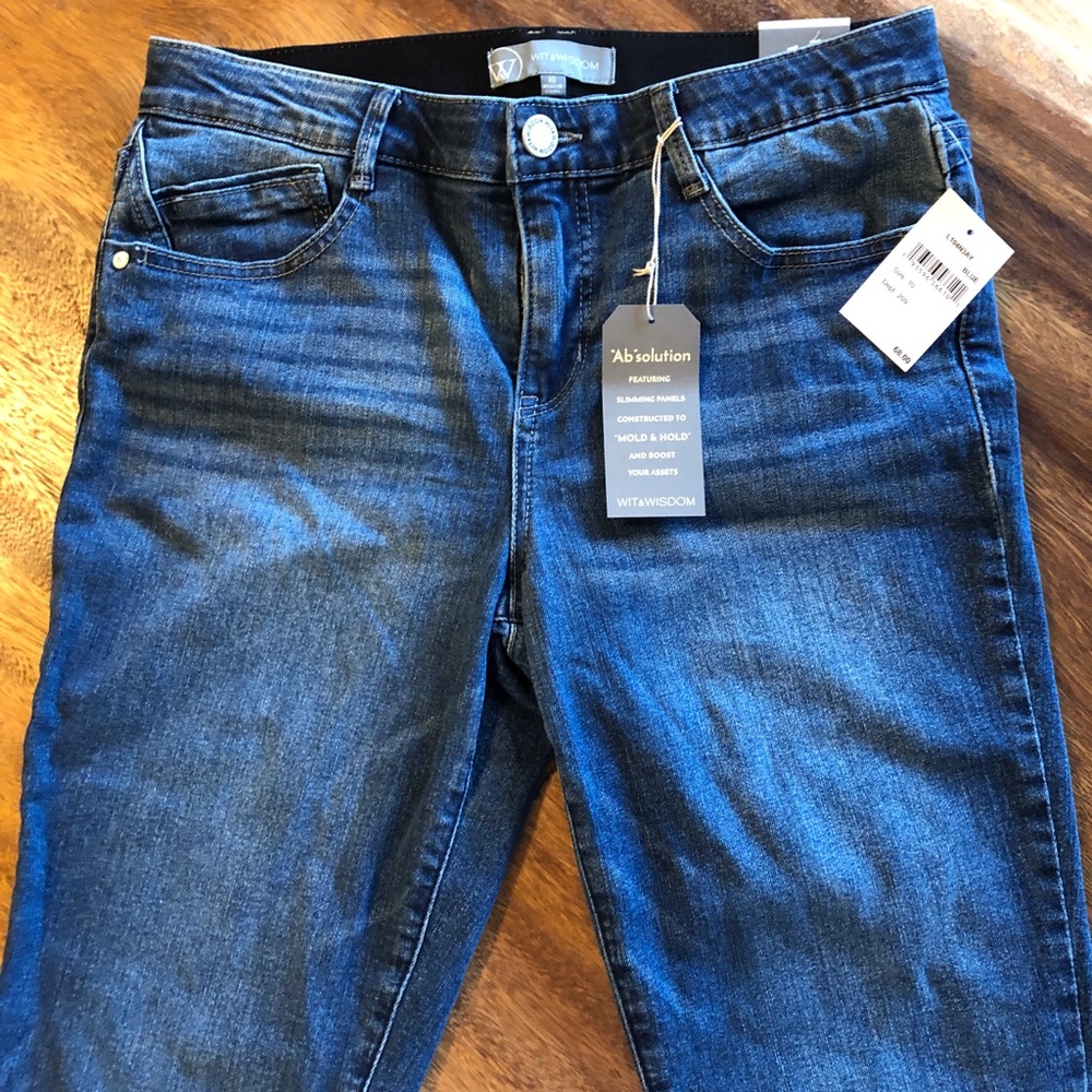 Wit and Wisdom Frayed Ankle Skimmer